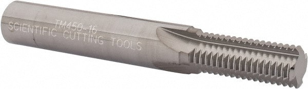 Straight Flute Thread Mill: 9/16-16, Int